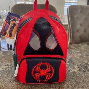 Loungefly Marvel Miles Morales Spiderman Cosplay. Lenticular